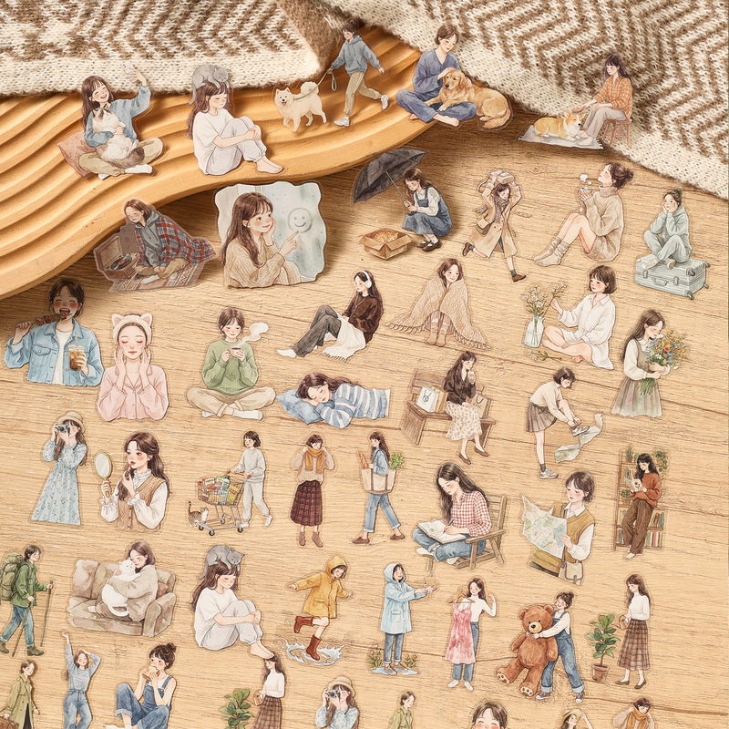 Embellishments For Scrapbooking - 1 упаковка/20 шт. наклеек с теплыми