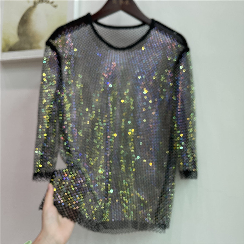 Базовая рубашка ColorShiny Dia – обзор и цена Crystal Mesh Fabric